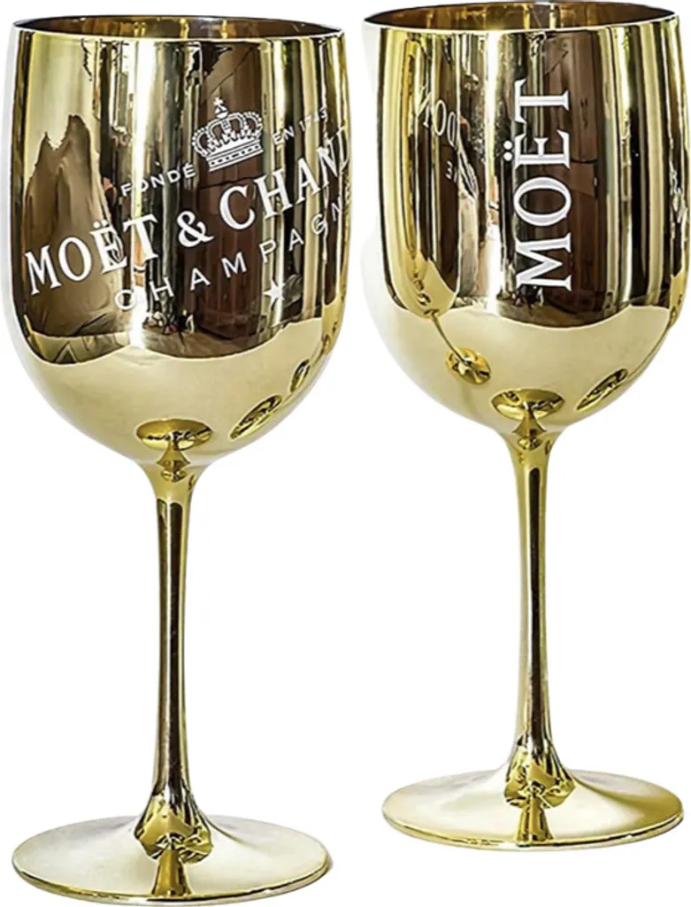 Moët & Chandon Champagnergläser 2x Ice Imperial Gold 3 Moët & Chandon Champagnergläser 2x Ice Imperial Gold