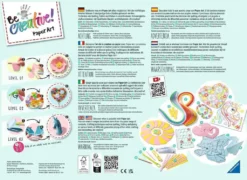 BeCreative Paper Art Flowers & Unicorn Ravensburger 18236 -Smart Kitchen Store e030a73985d774587738c790edffa56a