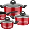 Kochtopf-Set Milano Color 4-tlg. ROT 1 Kochtopf-Set Milano Color 4-tlg. ROT -Smart Kitchen Store e0d21bdfbf1f360aea72e96f03e45090