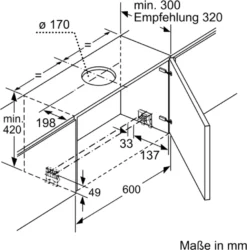 Bosch DFR067A52 Serie | 4 Flachschirmhaube, 60 Cm, Silbermetallic -Smart Kitchen Store e0e5fab389ccc61d5bc3a6ebb72cee62