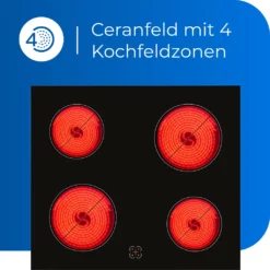 Exquisit EHE 156-2.1-Set Einbau-Herd Glaskeramikkochfeld | Ober-/Unterhitze | Grill | Inox -Smart Kitchen Store e1608b41490d4ff11be7fede6d307aac