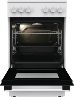 Gorenje GEC5A 21 WG Elektro-Standherd - Freistehend - Weiß - Glaskeramik-Kochfeld - 74 Liter - PerfectGrill - Pizzamodus 300°C - AquaClean -Smart Kitchen Store e165bc3ef1253b2b3f580afe522e340d
