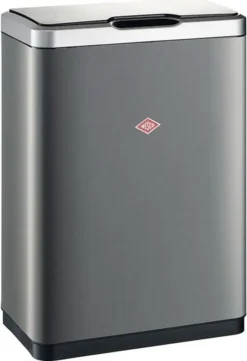 Wesco: Sensor Mülleimer IMASTER DOUBLE Graphit (382411-77)