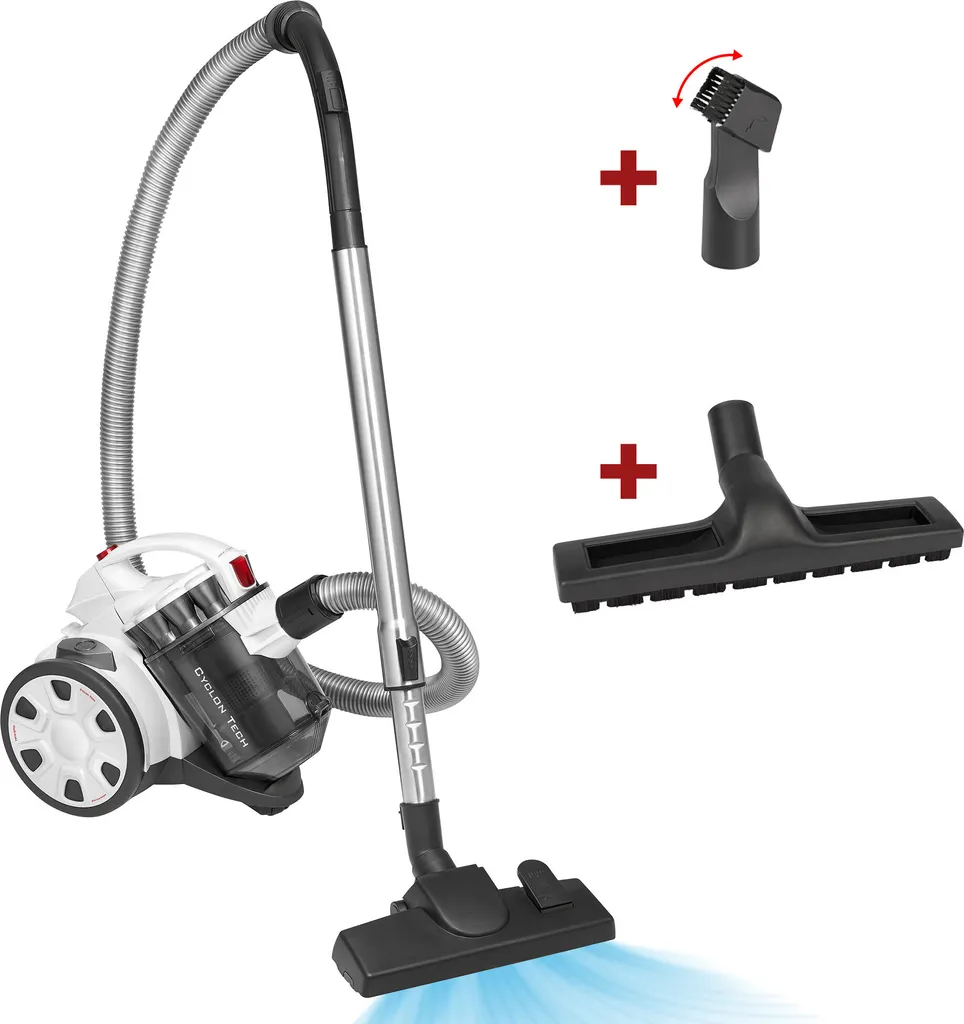 ProfiCare® Staubsauger Beutellos Für Parkett, Teppich, Fliesen, 700 Watt Bodenstaubsauger Mit HEPA-Filter, Staubsauger Ohne Beutel Inkl. 3 Bürsten Und 4-fach Mikrofiltersystem, PC-BS 3110 3 ProfiCare® Staubsauger Beutellos Für Parkett, Teppich, Fliesen, 700 Watt Bodenstaubsauger Mit HEPA-Filter, Staubsauger Ohne Beutel Inkl. 3 Bürsten Und 4-fach Mikrofiltersystem, PC-BS 3110