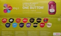 Bosch Tassimo Vivy2 Kapselmaschine TAS1401, Kompaktes Design, Vollautomatisch, Geeignet Für Alle Tassen - Pink 30 Bosch Tassimo Vivy2 Kapselmaschine TAS1401, Kompaktes Design, Vollautomatisch, Geeignet Für Alle Tassen - Pink -Smart Kitchen Store e2e9680fc0e3dff3efe110b963737161