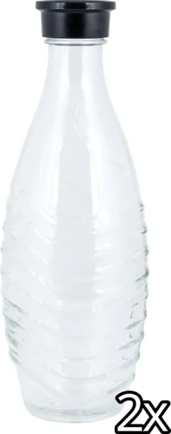 SodaStream Glaskaraffen 0,6 Liter Im 2er-Pack, 764997 35 SodaStream Glaskaraffen 0,6 Liter Im 2er-Pack, 764997 -Smart Kitchen Store e3e14fc66fafd93bd4cd0667b24ea79b