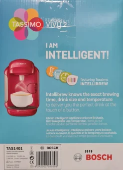 Bosch Tassimo Vivy2 Kapselmaschine TAS1401, Kompaktes Design, Vollautomatisch, Geeignet Für Alle Tassen - Pink 29 Bosch Tassimo Vivy2 Kapselmaschine TAS1401, Kompaktes Design, Vollautomatisch, Geeignet Für Alle Tassen - Pink -Smart Kitchen Store e60cd99fdc41b5d9d85b796ecafc156c