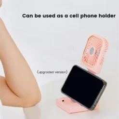 4 In 1 Handventilator, Tischventilator, Halslüfter, Handyhalter, Mit 3000mAh Powerbank, USB Faltbarer 3 Gang Ventilator, 180° Drehbarer Lüfter, Rosa 18 4 In 1 Handventilator, Tischventilator, Halslüfter, Handyhalter, Mit 3000mAh Powerbank, USB Faltbarer 3 Gang Ventilator, 180° Drehbarer Lüfter, Rosa -Smart Kitchen Store e65251d1f21bfb4801d4d6d01c38fc13