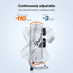 AERSON Bodenventilator 100W 40cm Windmaschine Tischventilator Ventilator Standventilator -Smart Kitchen Store e7070dc28f28c7f0bcca9ecbd34728a8