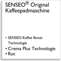 Philips Senseo Kaffeepadmaschine HD 6553/80 Original, Farbe Rot 24 Philips Senseo Kaffeepadmaschine HD 6553/80 Original, Farbe Rot -Smart Kitchen Store e7a86882ae62062792077eb384b632a3
