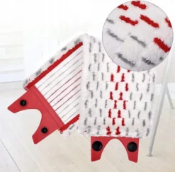 Vileda UltraMax Flachbesen Nachfüllpackung, Mikrofaser, Weiß Und Rot, Standardgröße -Smart Kitchen Store e7bcc95764534bfaa0c32cea29431b93