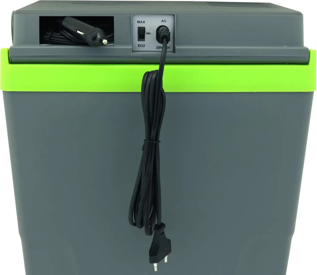 MAXXMEE Kühlbox - Wahlweise Via Netzkabel Oder KFZ-Anschluss - 22l Volumen - Grau/limegreen Kühlbox Camping Kühlschrank 22L Auto 12V 230V Thermobox Elektrisch Picknick Grau 13 MAXXMEE Kühlbox - Wahlweise Via Netzkabel Oder KFZ-Anschluss - 22l Volumen - Grau/limegreen Kühlbox Camping Kühlschrank 22L Auto 12V 230V Thermobox Elektrisch Picknick Grau – Bild 11