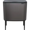 Brabantia Mülleimer Bo Touch Bin Platinum, 11 + 23 L -Smart Kitchen Store e8837888ca3d732c206d43f70941b172