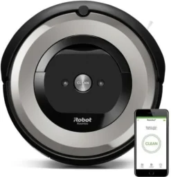 IRobot Roomba E5 (E5154) Staubsauger-Roboter Silber - Für Hartböden, Teppich, Tierhaare -Smart Kitchen Store e8896ae759a36e96df2a0b2efb70b6aa