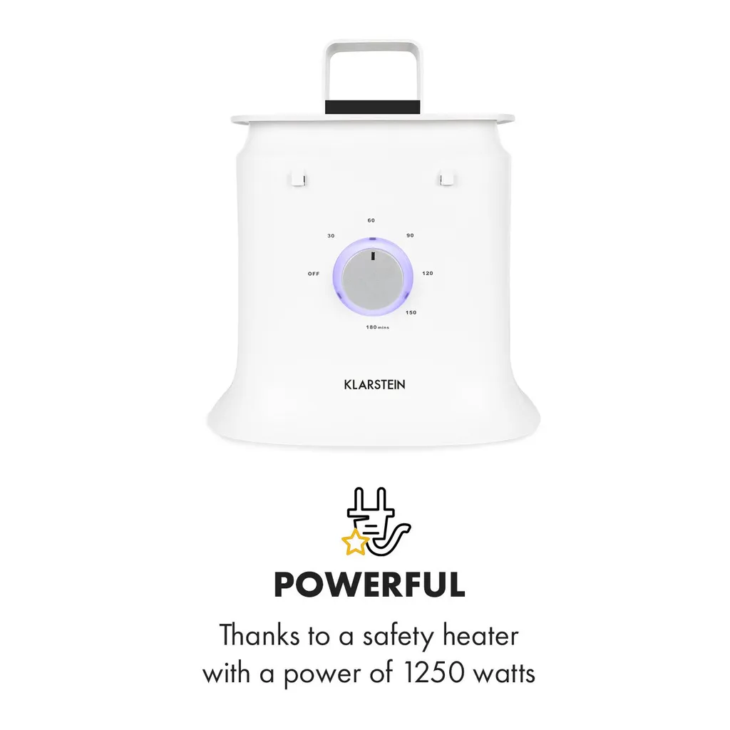 Klarstein ShirtButler Deluxe Automatisches Trocken- Und Bügelgerät , 2-in-1: Trocknen Und Bügeln , 1250 Watt Sicherheits-Heizer , HotAir Tension-Technologie , Timer: 0-180 Minuten , Geräuscharm , LED-Kontrolllicht , Material: Oxford-Nylon 10 Klarstein ShirtButler Deluxe Automatisches Trocken- Und Bügelgerät , 2-in-1: Trocknen Und Bügeln , 1250 Watt Sicherheits-Heizer , HotAir Tension-Technologie , Timer: 0-180 Minuten , Geräuscharm , LED-Kontrolllicht , Material: Oxford-Nylon – Bild 8