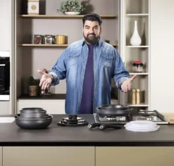 Lagostina Ingenio Essential, Schwarz, Grau, Weiß, Schwarz, Lagospot, Abnehmbar, Keramik, Gas, Versiegelte Platte, 16 Cm 21 Lagostina Ingenio Essential, Schwarz, Grau, Weiß, Schwarz, Lagospot, Abnehmbar, Keramik, Gas, Versiegelte Platte, 16 Cm -Smart Kitchen Store eaa7bcf5ba94773a2b78e60b4691fb92