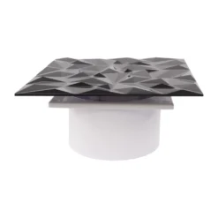 Badlüfter Wohnraumlüfter Badventilator Lüfter Bad Ventilator Badezimmer Wandlüfter Rückstauklappe Belüftung Abluft Zuluft Diamant Panel Anthrazit Ø 100 Mm Standard -Smart Kitchen Store eb16740f578589aac32129344b51c77a