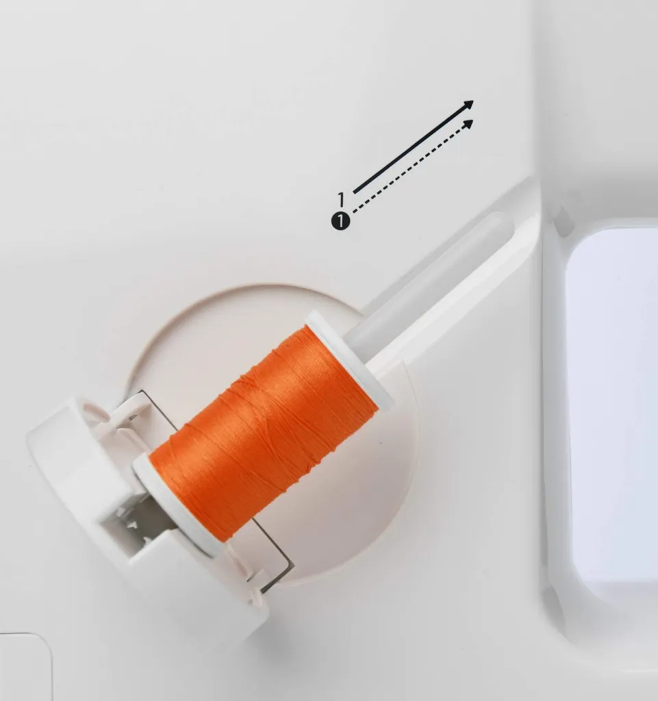 Juki HZL-12Z Nähmaschine, Metall, Weiß Nähmaschine Weiß 10 Juki HZL-12Z Nähmaschine, Metall, Weiß Nähmaschine Weiß – Bild 8