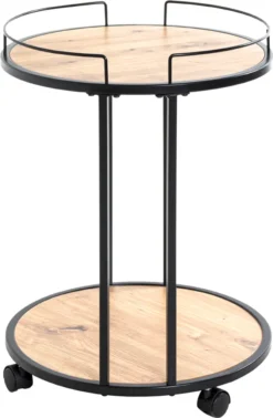 Haku Beistelltisch Auf Rollen, Schwarz-eiche - Maße: - Cm X - Cm X 60 Cm; 14906 -Smart Kitchen Store ec0296ac198e22bbdb1a2313e9a7c6d4