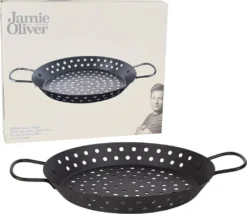 Jamie Oliver Grillpfanne - Antihaft - Mit Griffen - Spülmaschinenfest - Ø 30cm - Kohlenstoffstahl 12 Jamie Oliver Grillpfanne - Antihaft - Mit Griffen - Spülmaschinenfest - Ø 30cm - Kohlenstoffstahl -Smart Kitchen Store ec43ad08670241dba5e3ad0938477e34
