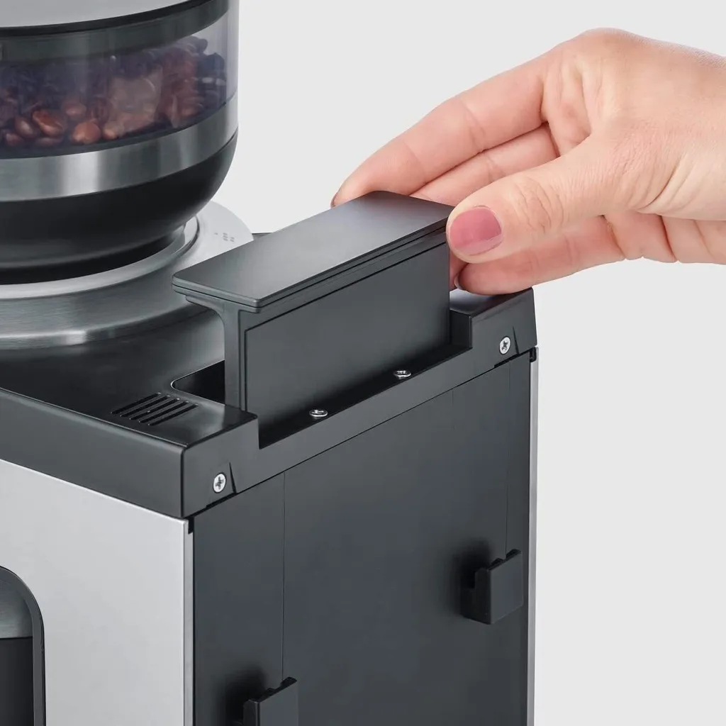 SEVERIN FILKA Vollautomat Für Filterkaffee Mit Glaskanne KA 4850 Aus Edelstahl, Matt-schwarz Edelstahl-gebürstet 9 SEVERIN FILKA Vollautomat Für Filterkaffee Mit Glaskanne KA 4850 Aus Edelstahl, Matt-schwarz Edelstahl-gebürstet – Bild 7