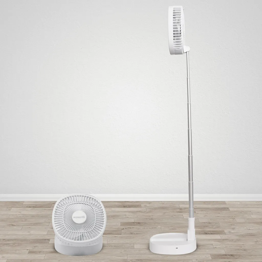 Starlyf® Foldable Fan – Wiederaufladbarer, Kabelloser Und Zusammenklappbarer Ventilator, Akkubetrieb Mit 3 Geschwindigkeiten, 2in1 - Tischventilator Und Standventilator – Aus Der TV Werbung 8 Starlyf® Foldable Fan – Wiederaufladbarer, Kabelloser Und Zusammenklappbarer Ventilator, Akkubetrieb Mit 3 Geschwindigkeiten, 2in1 - Tischventilator Und Standventilator – Aus Der TV Werbung – Bild 6