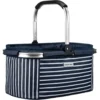 Anndora Einkaufskorb -blau- Weiß AHOI Streifen - Blau-Weiß -Smart Kitchen Store edee82c75a02a73b924b085373413bea