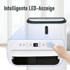 Merax 4in1 Mobile Klimagerät 12000 BTU Klimaanlage Mit Fernbedienung Und APP-Steuerung (WiFi), Klimaanlage Mit Ventilationsfunktion + Kühlen + 24h-Timer Für Räume Bis 100 M³[EEK A] -Smart Kitchen Store ee10abbcd65f850e5649dceb041a845d