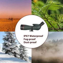 Svbony SV406P ED Spektiv 20-60x80, Doppelter Fokus Spektive Vogelbeobachtung Austauschbares Astronomie-Okular, Wasserdichtes Bak4 Prisma Monokular Fernrohr Einsatzbereit -Smart Kitchen Store ee69e345ba5b5e77f9bf3a790ca06388