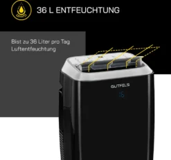 GUTFELS Klimagerät CM 81458 Sw | Mobiles Klimagerät | 4-in-1 Luftkühlung, Trocknung, Ventilation Und Heizen | 14.000 BTU / 4,1 KW Kühlleistung | Schwarz 14 GUTFELS Klimagerät CM 81458 Sw | Mobiles Klimagerät | 4-in-1 Luftkühlung, Trocknung, Ventilation Und Heizen | 14.000 BTU / 4,1 KW Kühlleistung | Schwarz -Smart Kitchen Store ef4d40c4f62e9c228f77520658d51cc1