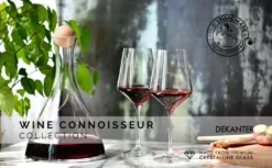 KROSNO Wine Connoisseur Wein Karaffe Rotwein Dekanter, 1000 Ml, Handgemacht 19 KROSNO Wine Connoisseur Wein Karaffe Rotwein Dekanter, 1000 Ml, Handgemacht -Smart Kitchen Store ef788eb61609a4d2aa45f67bb0702bce