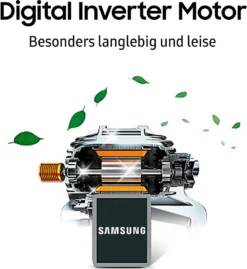 Samsung Bespoke RL34A6B0D22/EG Kühl-/Gefrierkombination Mit SpaceMax™-Technologie/All-Around Cooling/No Frost+ / Power Cool + Power Freeze, 185cm, 344ℓ, 35 DB(A) -Smart Kitchen Store ef90c489522b3c9fb6801103b333d389