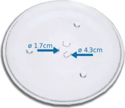 27 Cm Universal Mikrowelle Ersatz Drehteller Glasteller Ersatzteil Microwelle Ersatzteller Mit 27cm Durchmesser Teller Mikrowellenteller Microwellenteller -Smart Kitchen Store f04a6ea4abc80a58c407db860a1eeb9e