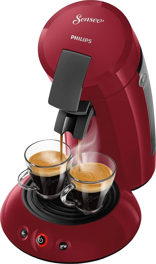 Philips Senseo Kaffeepadmaschine HD 6553/80 Original, Farbe Rot 8 Philips Senseo Kaffeepadmaschine HD 6553/80 Original, Farbe Rot – Bild 6