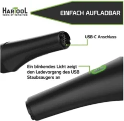 HARTOOL Akku Handstaubsauger Beutellos 3 In 1 Handstaubsauger - Luftpumpe - Vakuumpumpe -Smart Kitchen Store f07323aff048f691a6c43b1c33d1a8e6