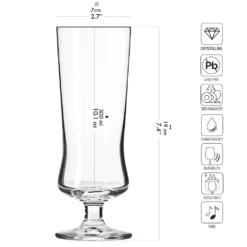 KROSNO Pina Colada Cocktailgläser Longdrinkgläser | Set Von 6 | 300 ML | Avant-Garde Kollektion | Perfekt Für Zuhause, Restaurants Und Partys | Spülmaschinenfest -Smart Kitchen Store f0e8257c22e3c6d7ed6a9c4824736208