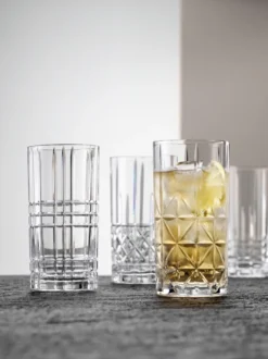 Nachtmann 0097784-0 Longdrinkbecher 'Highland' Kristallglas, 375 Ml, H: 15,1 Cm, ø 7,7 Cm, Transparent, 4-teilig (1 Set) -Smart Kitchen Store f173f80327e7686497f2f5ab30ffe20c