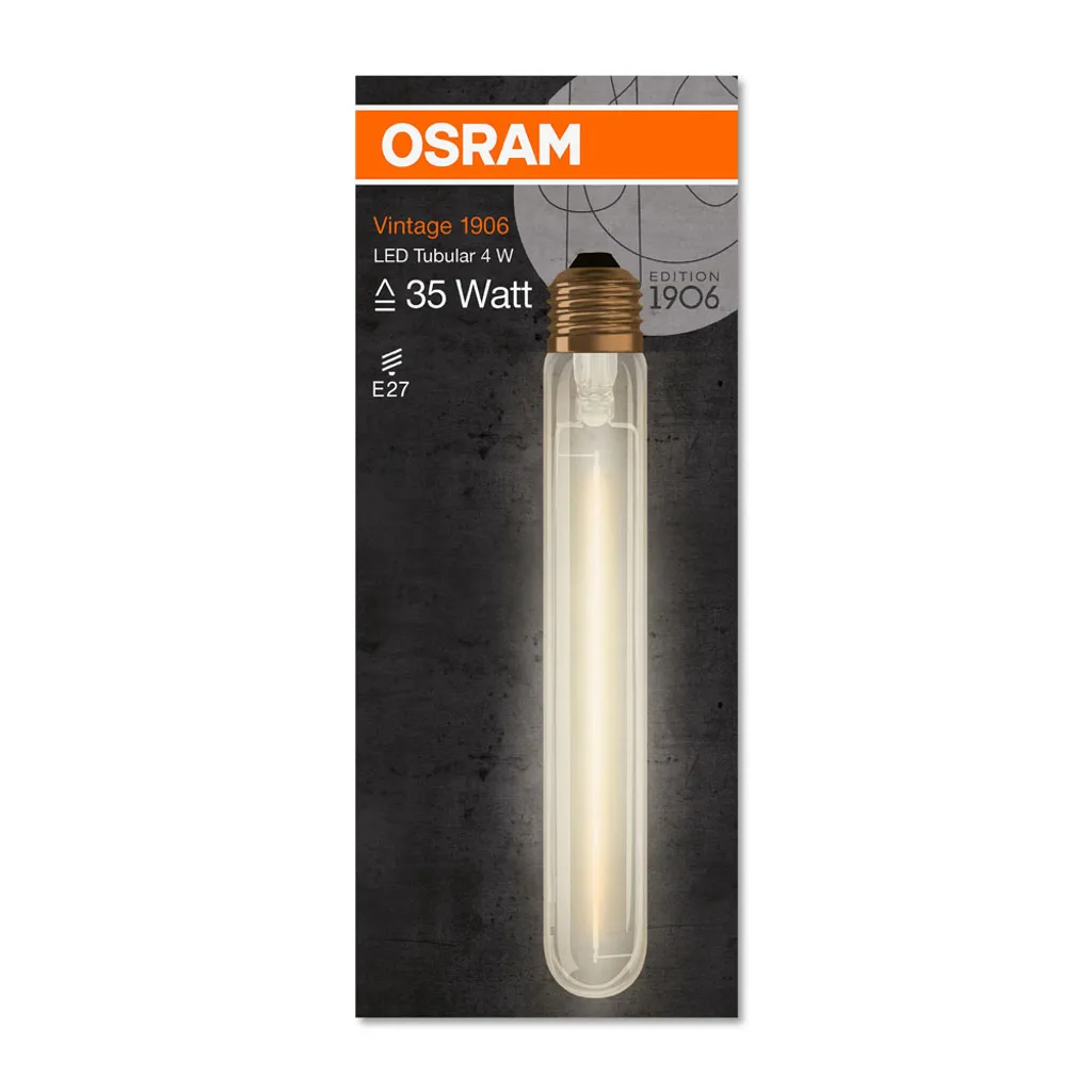Osram LED Globelampe Vintage 1906 E27 5W Warmweiß, Amber 5 Osram LED Globelampe Vintage 1906 E27 5W Warmweiß, Amber – Bild 3