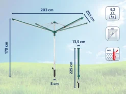 Leifheit Wäscheschirm Linomatic 500 Deluxe Cover 15 Leifheit Wäscheschirm Linomatic 500 Deluxe Cover -Smart Kitchen Store f1be3775b7cc944e0bfe3742fb00feea