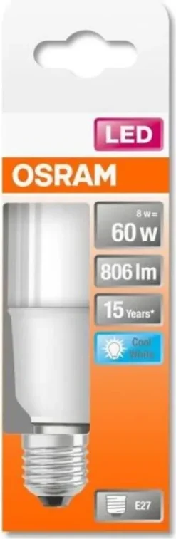 Osram LED Leuchtmittel Röhre Stick 8W = 60W E27 Matt 806lm Neutralweiß 4000K -Smart Kitchen Store f23f1b5288f43082259029b54d78c1f2