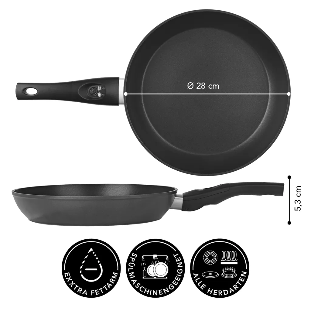 Pfanne Bratpfanne LED Anzeige Signalton Beschichtung Antihaft Induktion Kochen 8 Pfanne Bratpfanne LED Anzeige Signalton Beschichtung Antihaft Induktion Kochen – Bild 6