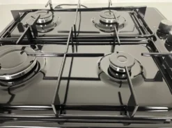 Gasline Camping Kocher Gaskocher Tischgerät 4 Flammig Schwarz Mit Zündsicherung 60cm Propangas -Smart Kitchen Store f32b57738200b1ef0454317abad7fd70