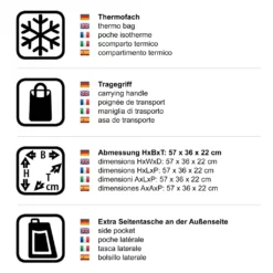 Andersen Einkaufstrolley Royal Mit Metallspeichenrad 25 Cm Und 45 Liter Einkaufstasche Wismar Schwarz/blau Mit Kühlfach, Aluminiumgestell Klappbar -Smart Kitchen Store f4b849c4f9cbdcf4f3ce88667b116e9b