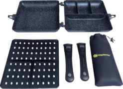 RidgeMonkey Connect Combi & Streamer XXL Granite Edition - Pfanne