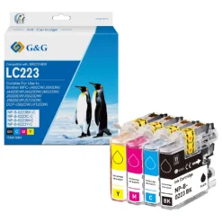 G&G LC 223 Für Brother LC223 Tintenpatrone Multipack - Schwarz/Cyan/Magenta/Gelb