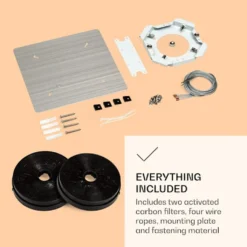 Klarstein Futurelight Smart Inselabzugshaube , Umluft 420m³/h , LED Beleuchtung , 3 Leistungsstufen ,Steuerbar Via WiFi Und Klarstein App Experience , Edelstahl -Smart Kitchen Store f6bb938137fda0c28192393f2f7b4f7f