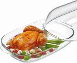 Simax Geflügelbräter Borosilikatglas Bräter Backofenform 8.0l -Smart Kitchen Store f723f3234369904175acc168ce49a59b