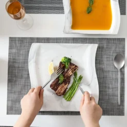 MALACASA, Serie Flora, Marmor Porzellan Tafelservice 24 Teiligen Set Kombiservice Geschirrset Mit 12 Speiseteller Und 12 Suppenteller Für 12 Personen -Smart Kitchen Store f788f41209abca2f1b1047c9f73a3ee2