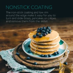 Navaris Crêpespfanne Pfannkuchenpfanne Palatschinkenpfanne - 26cm Pfanne Für Crêpes Pancakes - Alle Kochflächen - Antihaftbeschichtung 8 Navaris Crêpespfanne Pfannkuchenpfanne Palatschinkenpfanne - 26cm Pfanne Für Crêpes Pancakes - Alle Kochflächen - Antihaftbeschichtung -Smart Kitchen Store f8142b39833c1ac6f3539664932843fc