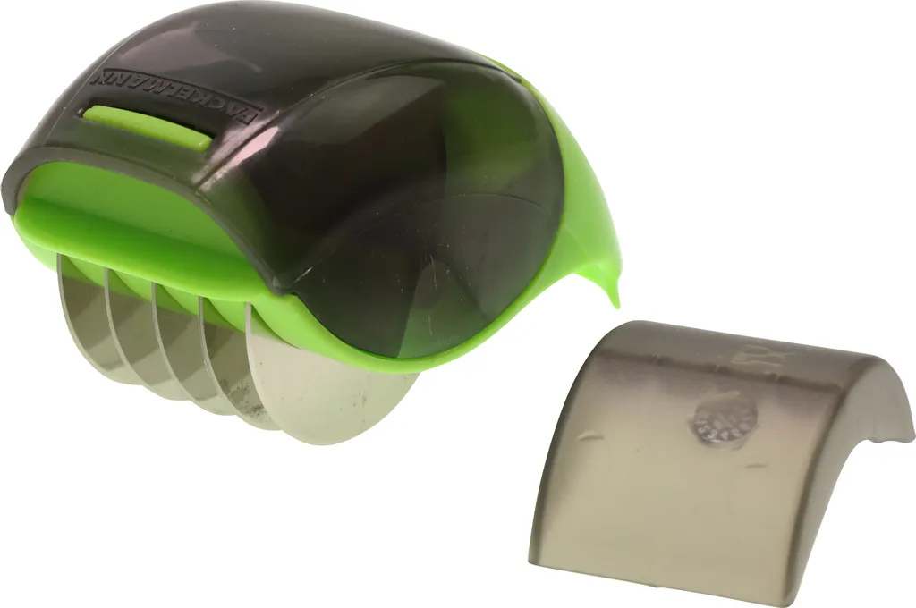 FACKELMANN Kräuterroller Mit Kräuterabstreifer, Schneidroller Mit Scharfen Klingen, Kräuterschneider Aus Hochwertigem Edelstahl/Kunststoff, Hochwertiges Schneidrad (Farbe:Grün/Grau), Menge: 1 Stück 14 FACKELMANN Kräuterroller Mit Kräuterabstreifer, Schneidroller Mit Scharfen Klingen, Kräuterschneider Aus Hochwertigem Edelstahl/Kunststoff, Hochwertiges Schneidrad (Farbe:Grün/Grau), Menge: 1 Stück – Bild 12